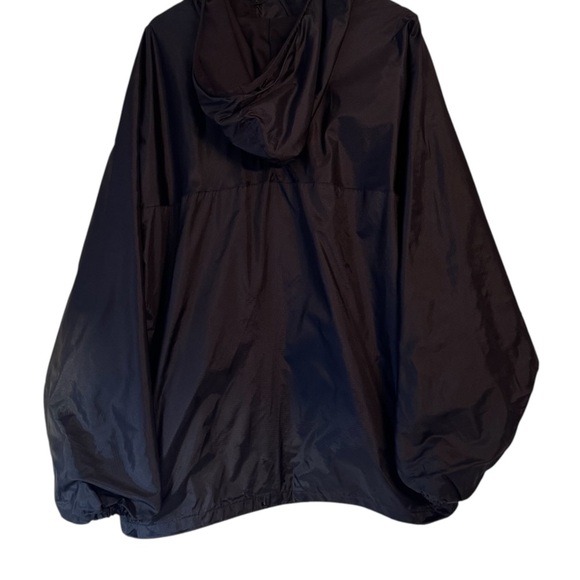 Polo Ralph Lauren Vintage Black Packable rain Windbreaker pullover jacket XXL - Picture 6 of 6